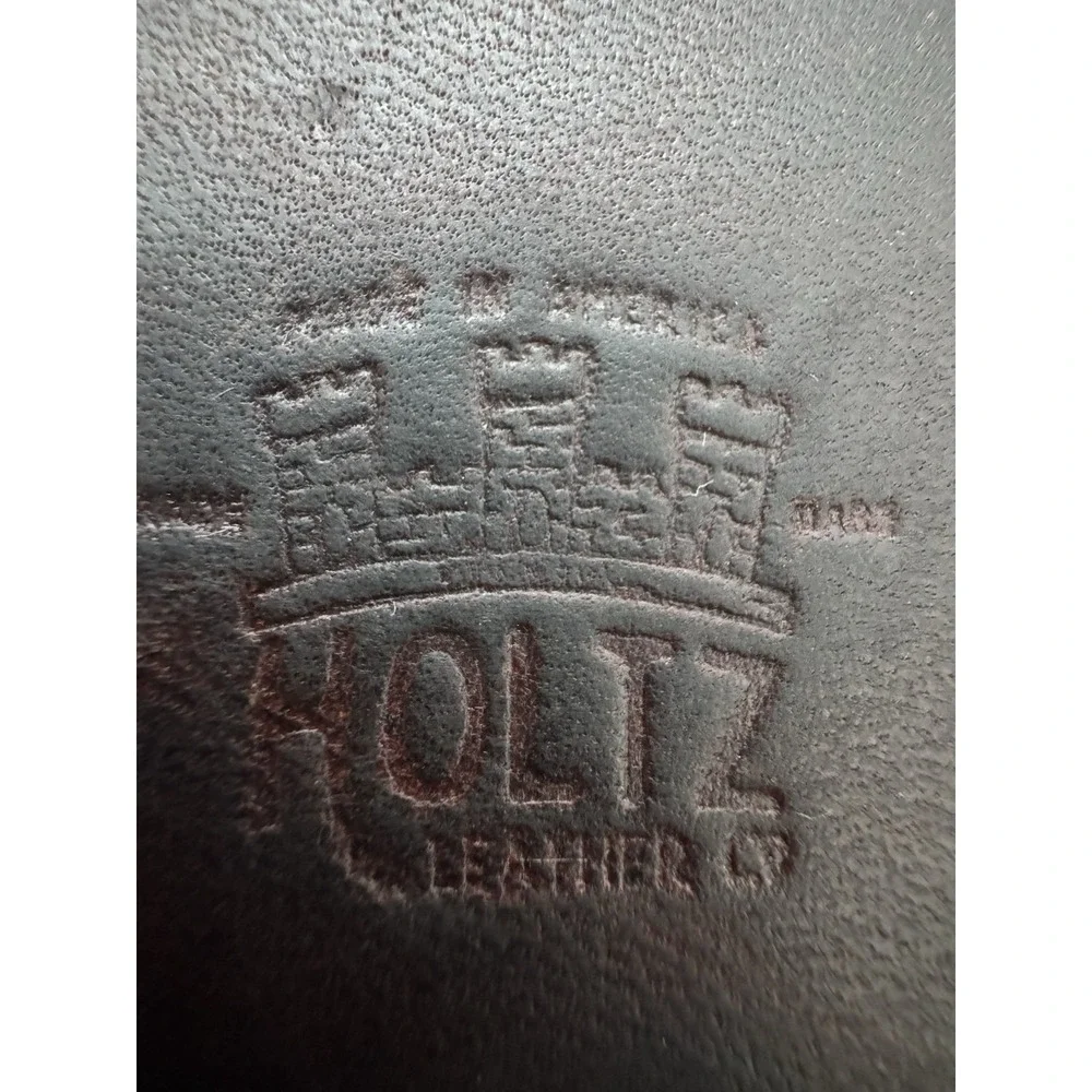 Holtz Leather Co Wallet Money Clip Brown Leather‎ Minimalist Bifold USA